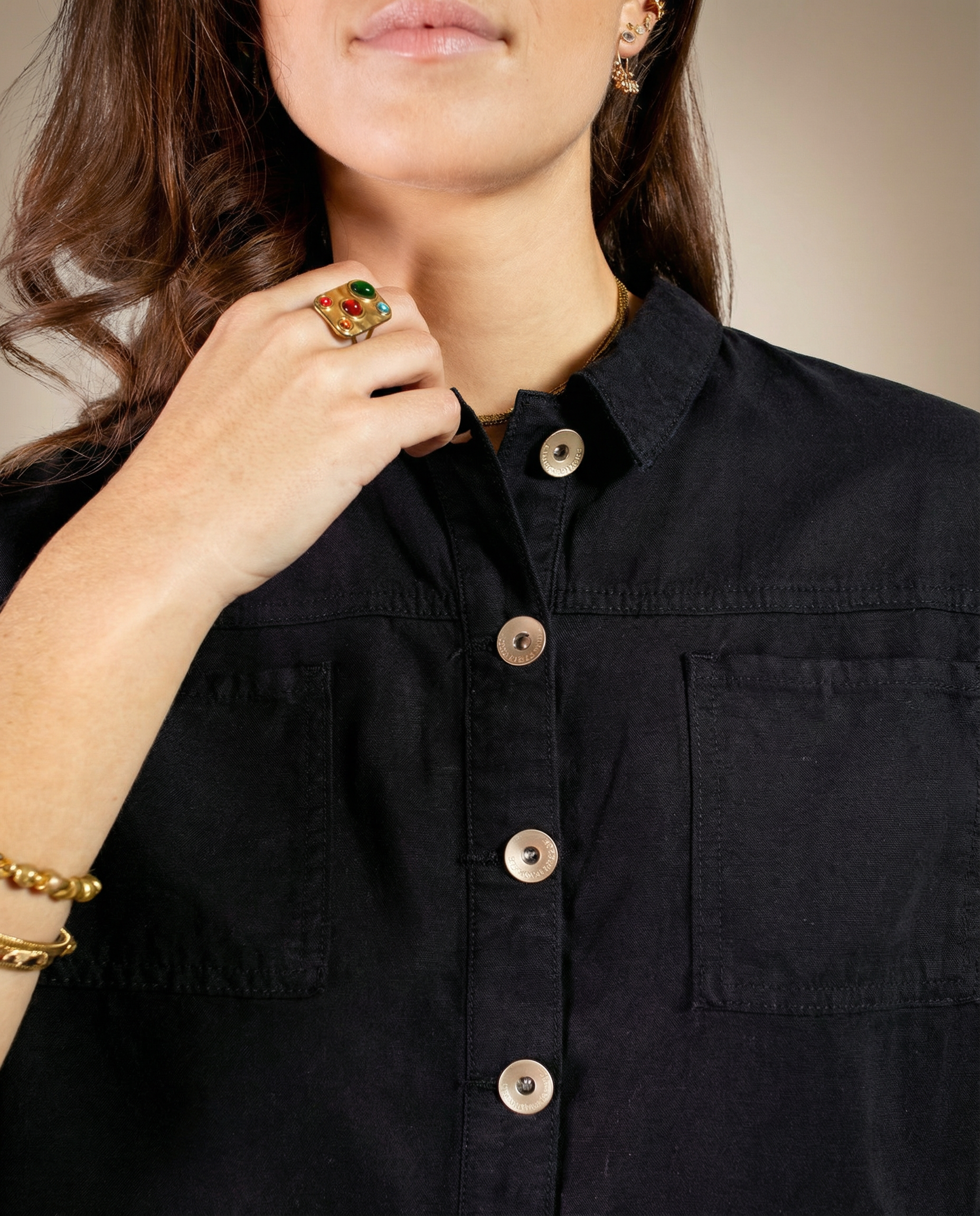 CHEMISE NISE NOIR