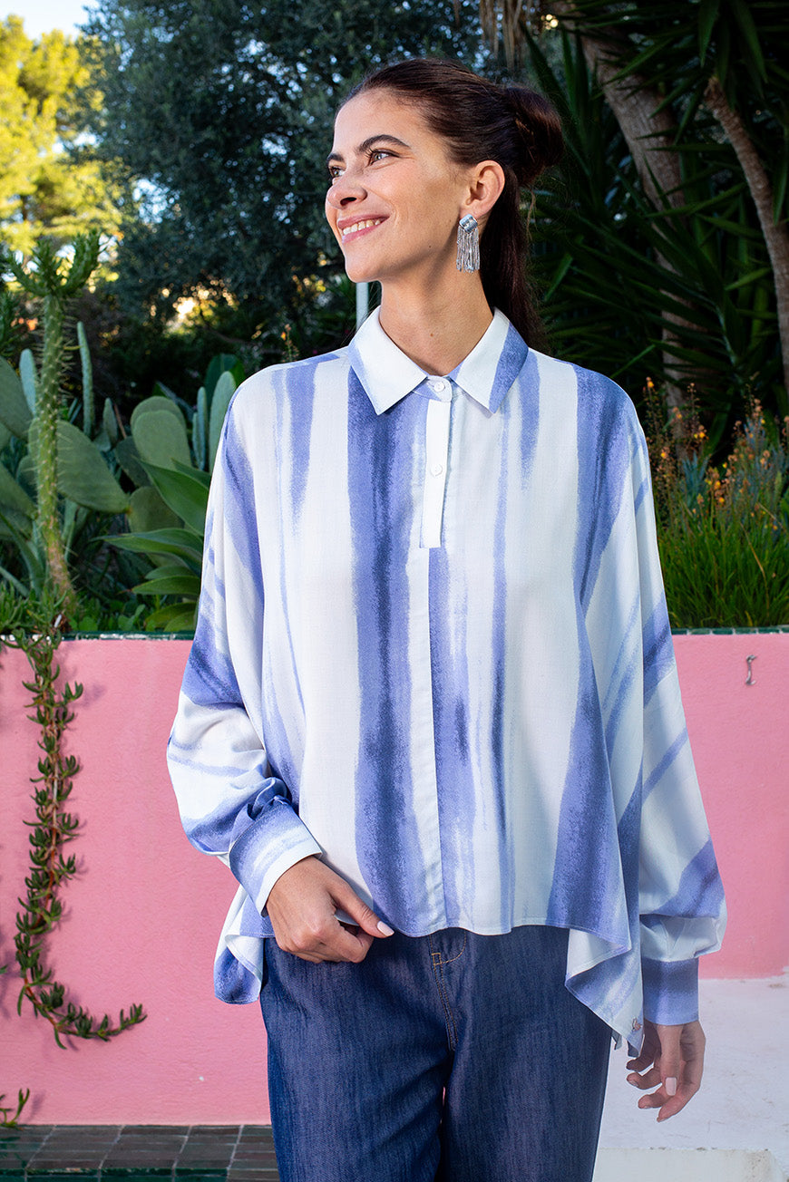 CHEMISE NOELYS PRINT MARINE DULCE