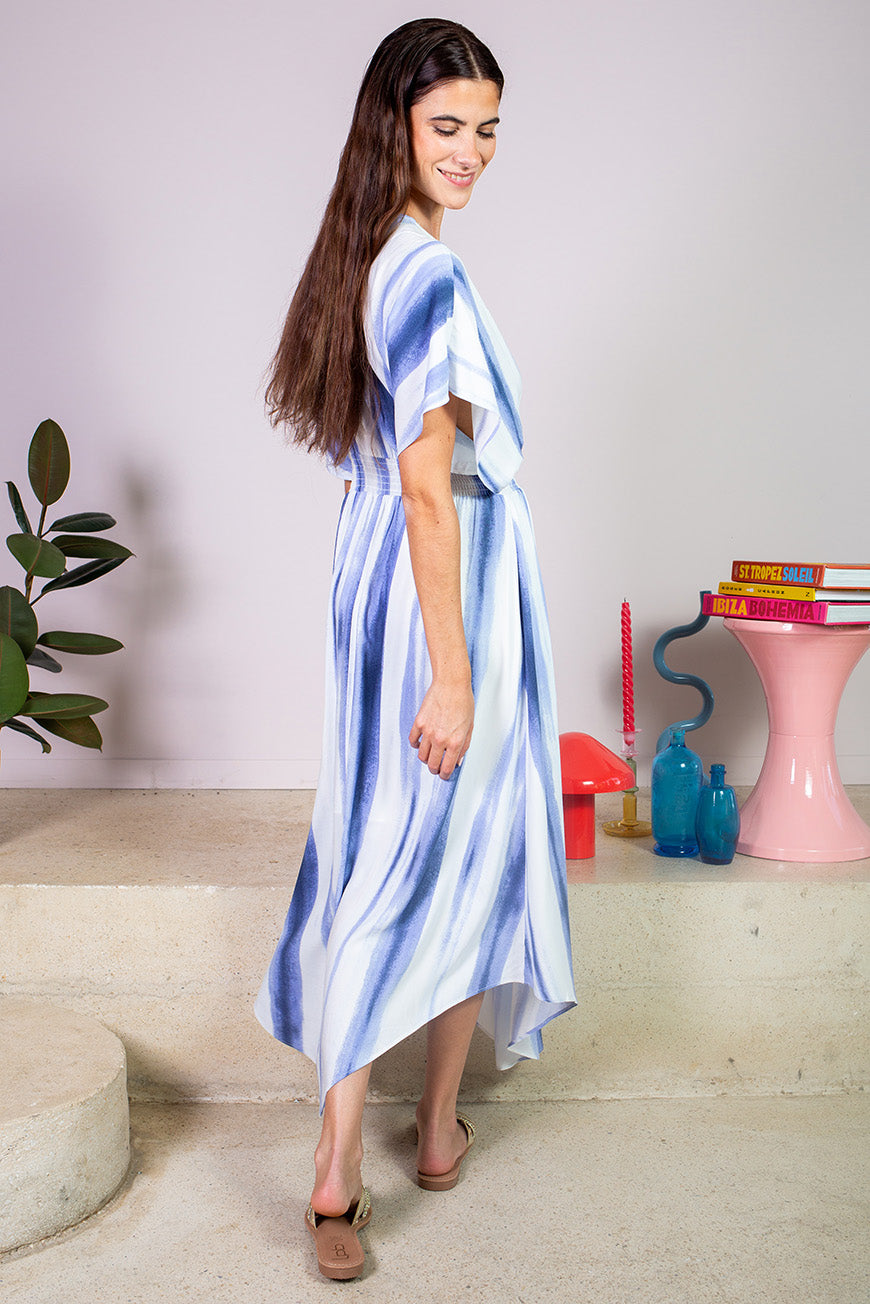 ROBE DORY PRINT MARINE DULCE