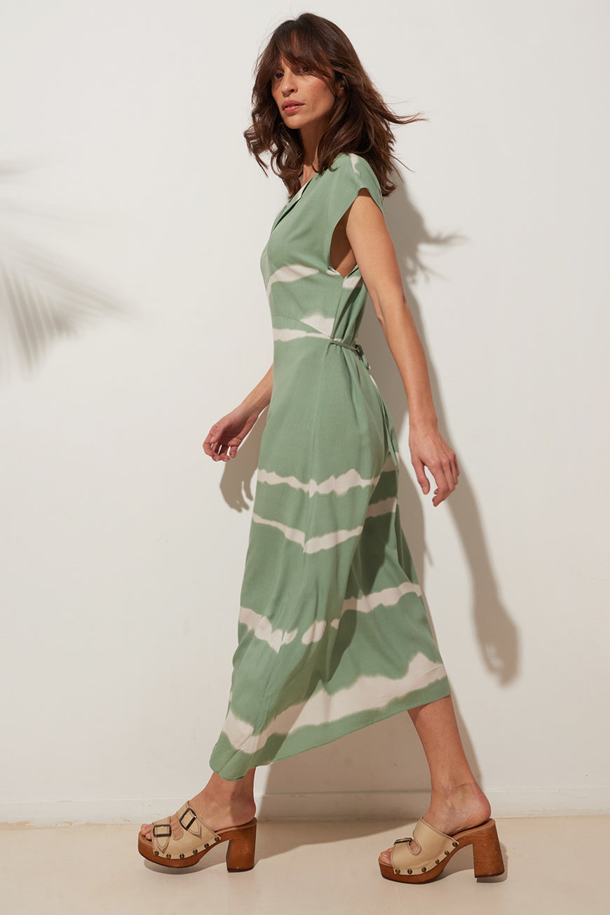 ROBE MIDI TIE AND DYE LOURDES