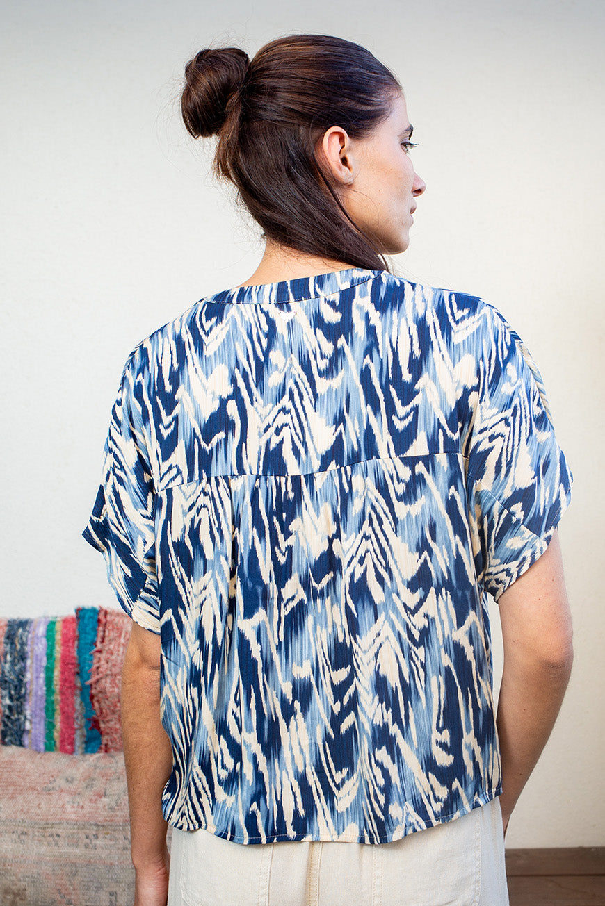 CHEMISE NIKOLINA PRINT HOPKINS