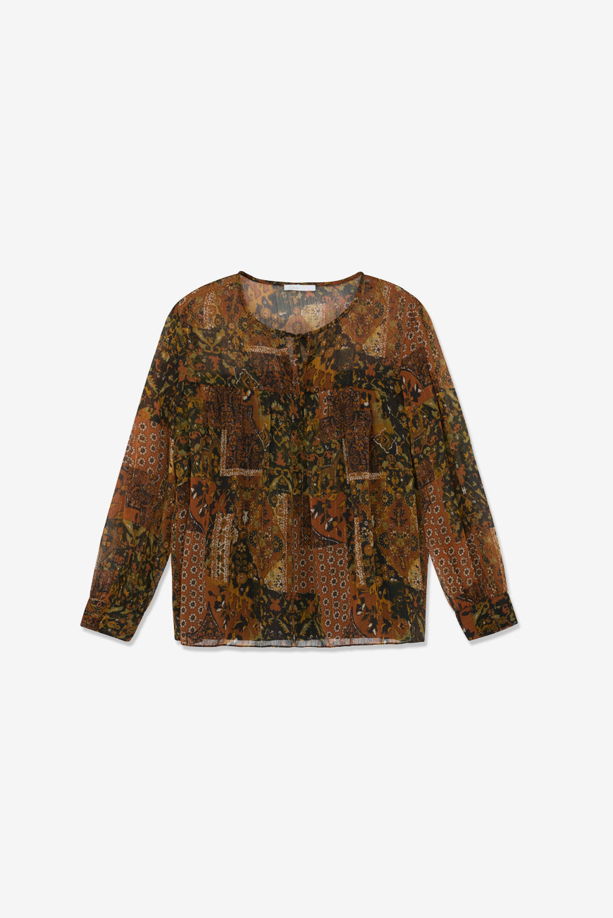 BLOUSE PAH PRINT PATCH