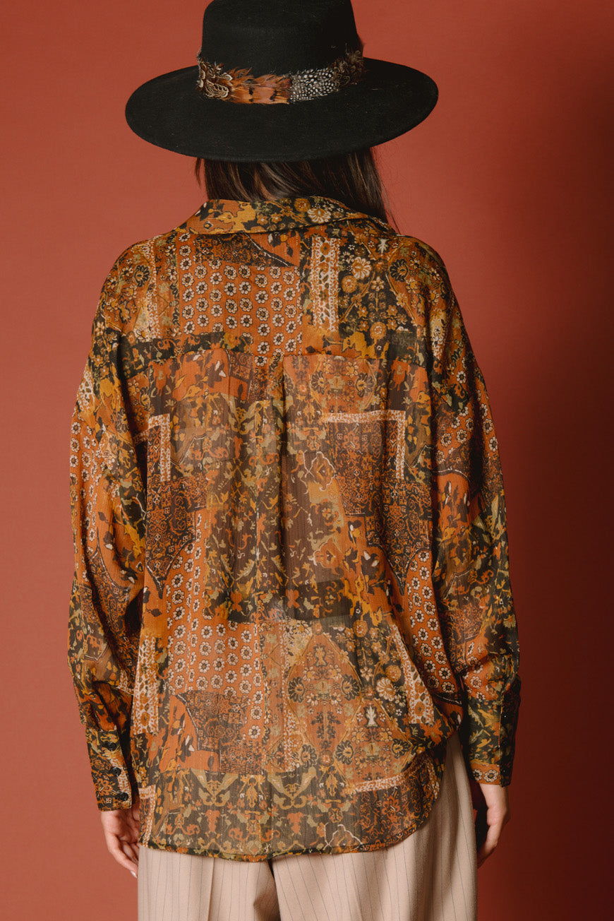 CHEMISE MELIE PRINT PATCH