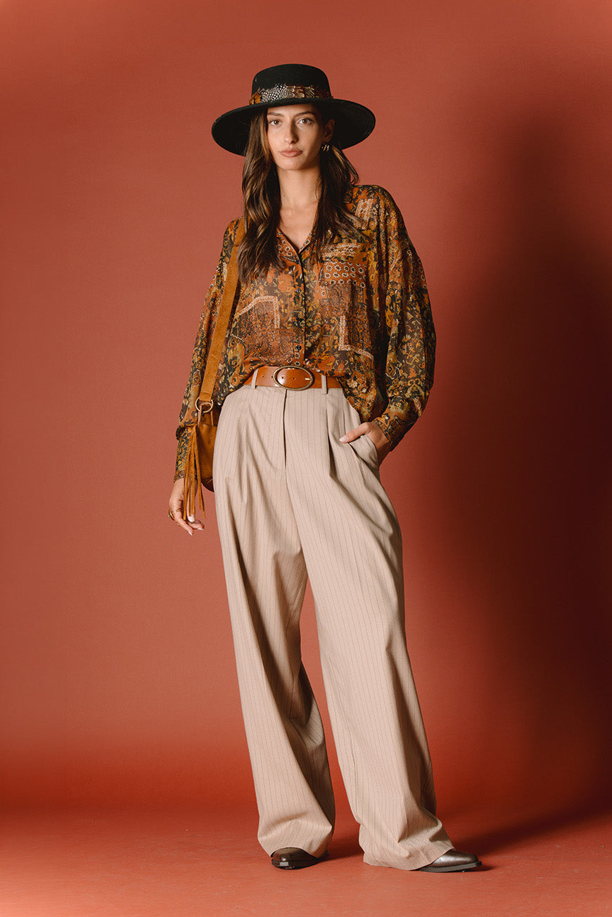 CHEMISE MELIE PRINT PATCH