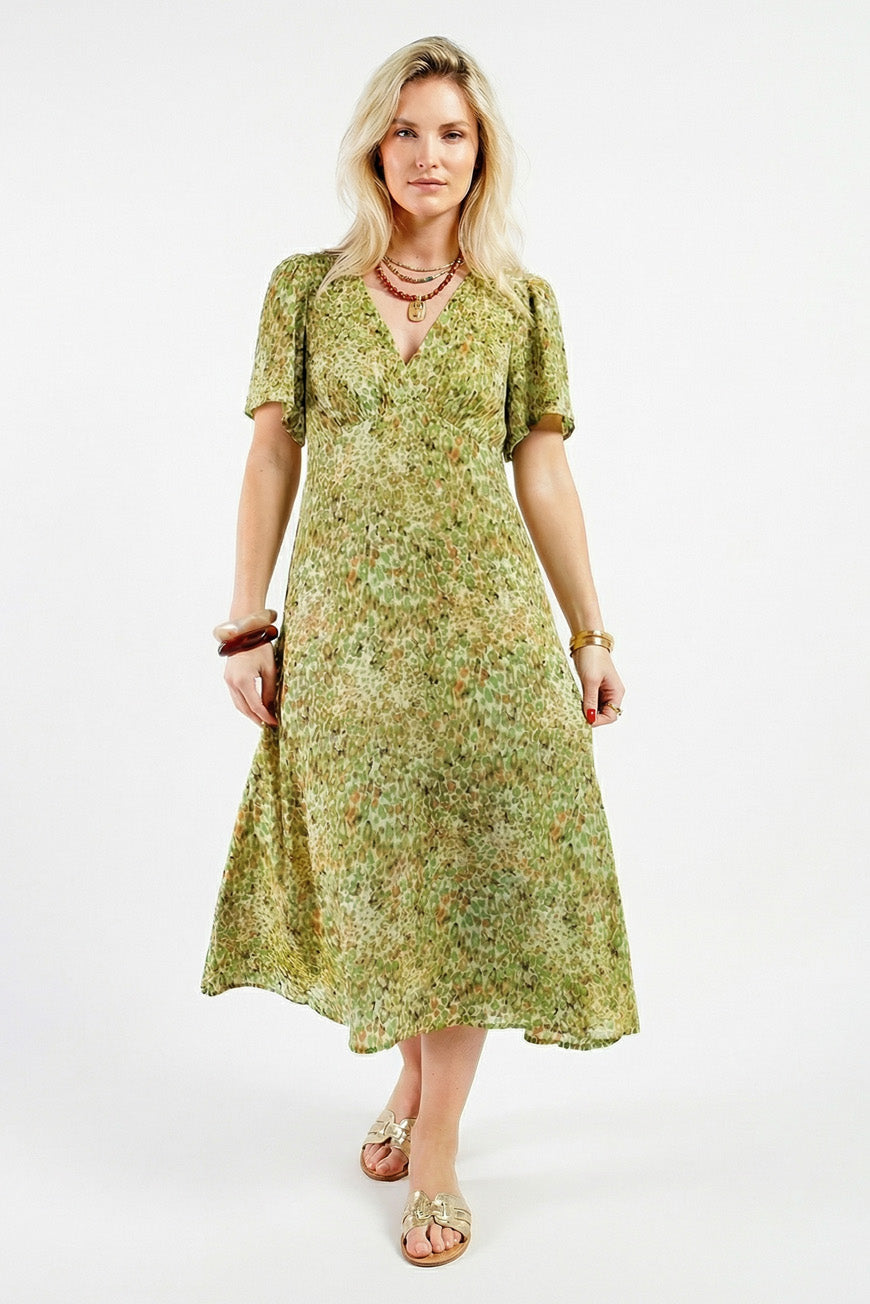 ROBE LEYNA PRINT TIKAL