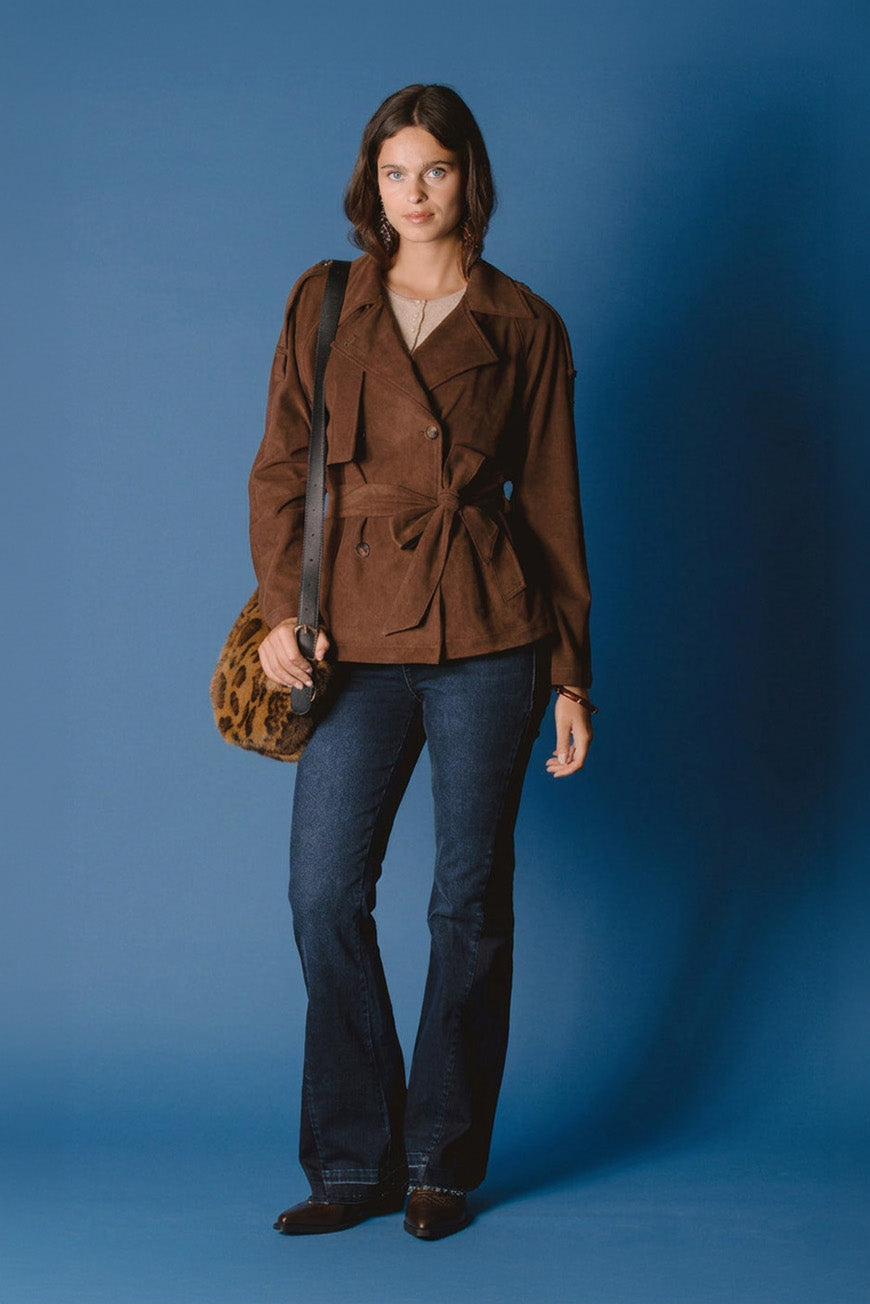 TRENCH PERNELLE CHOCO