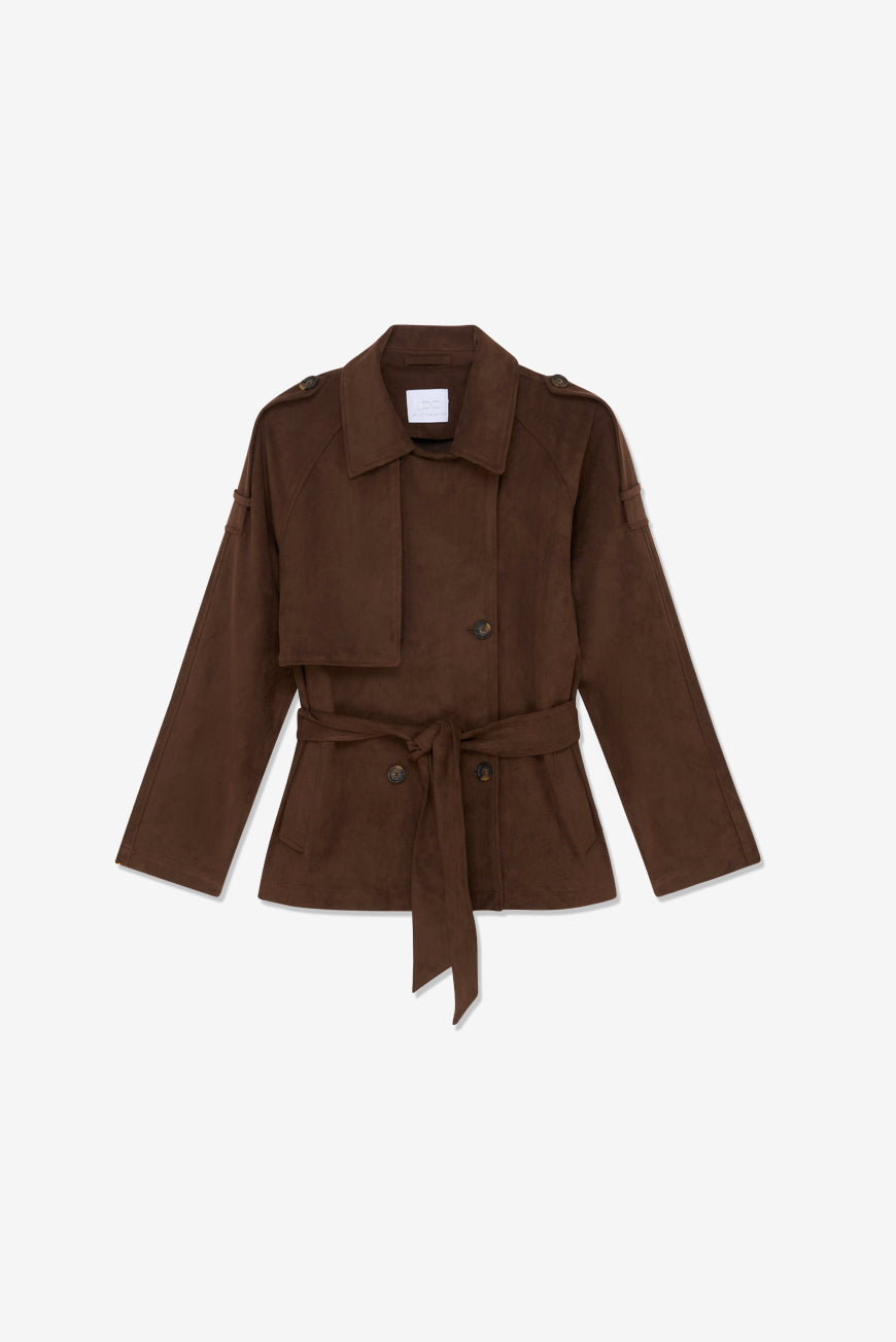 TRENCH PERNELLE CHOCO