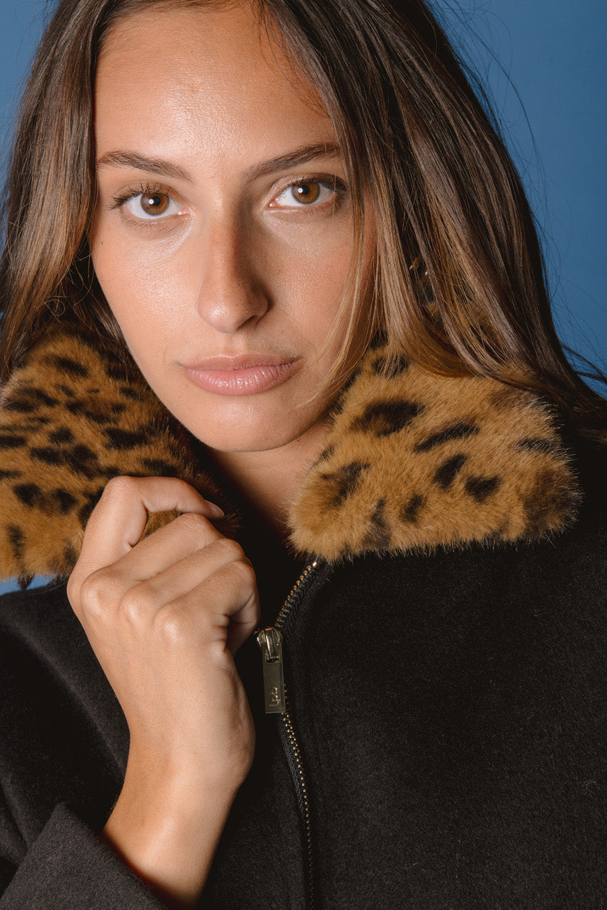 MANTEAU PHILOMENE NOIR