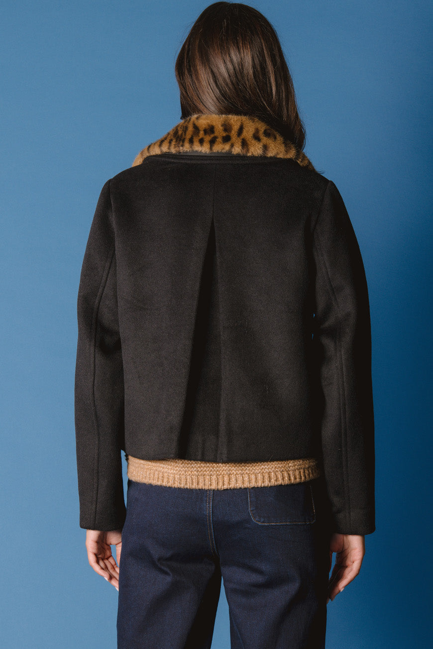 MANTEAU PHILOMENE NOIR