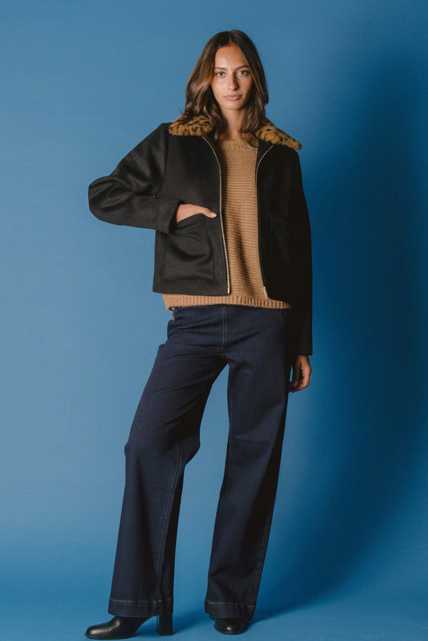 MANTEAU PHILOMENE NOIR