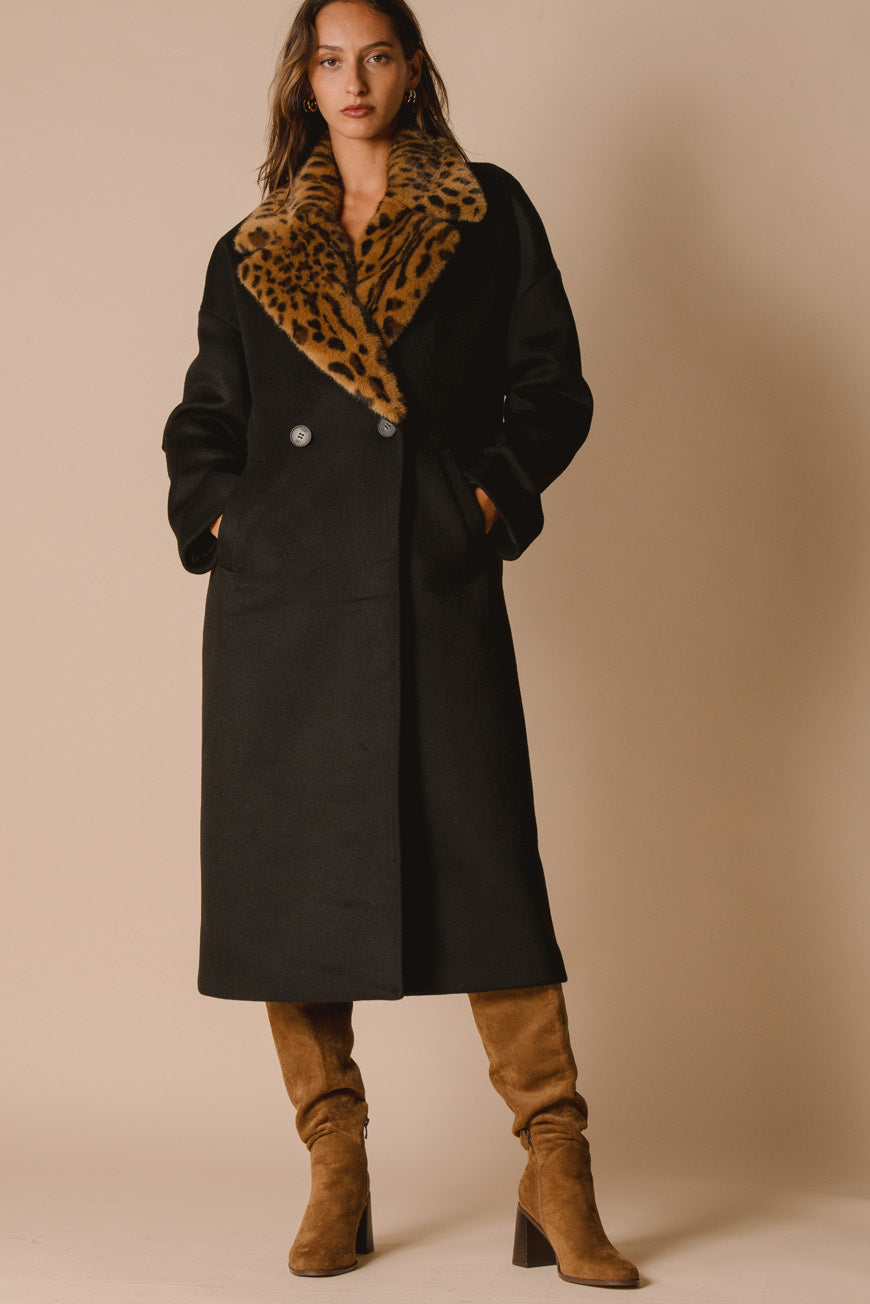 MANTEAU PRISCILIENNE NOIR