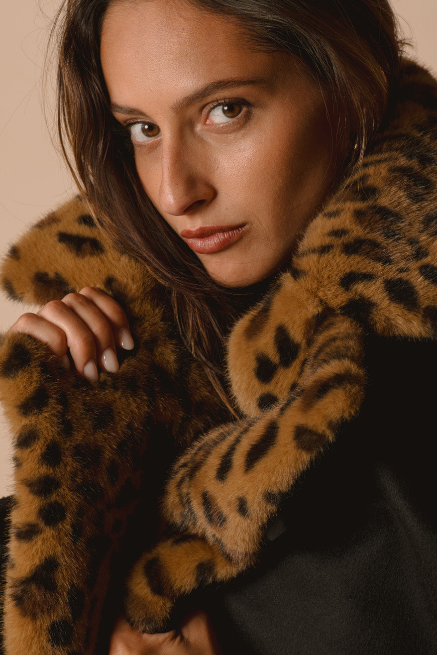 MANTEAU PRISCILIENNE NOIR