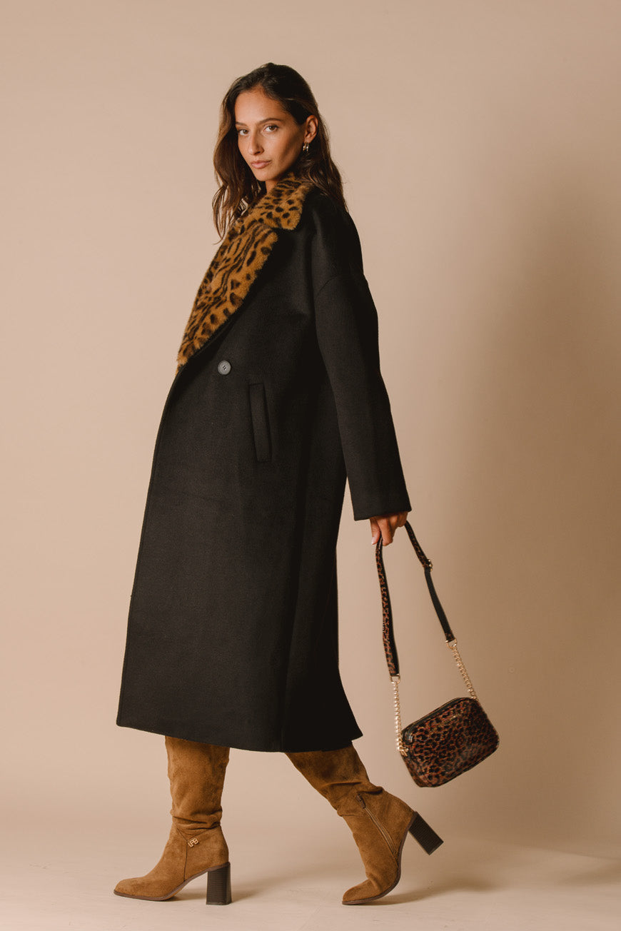 MANTEAU PRISCILIENNE NOIR