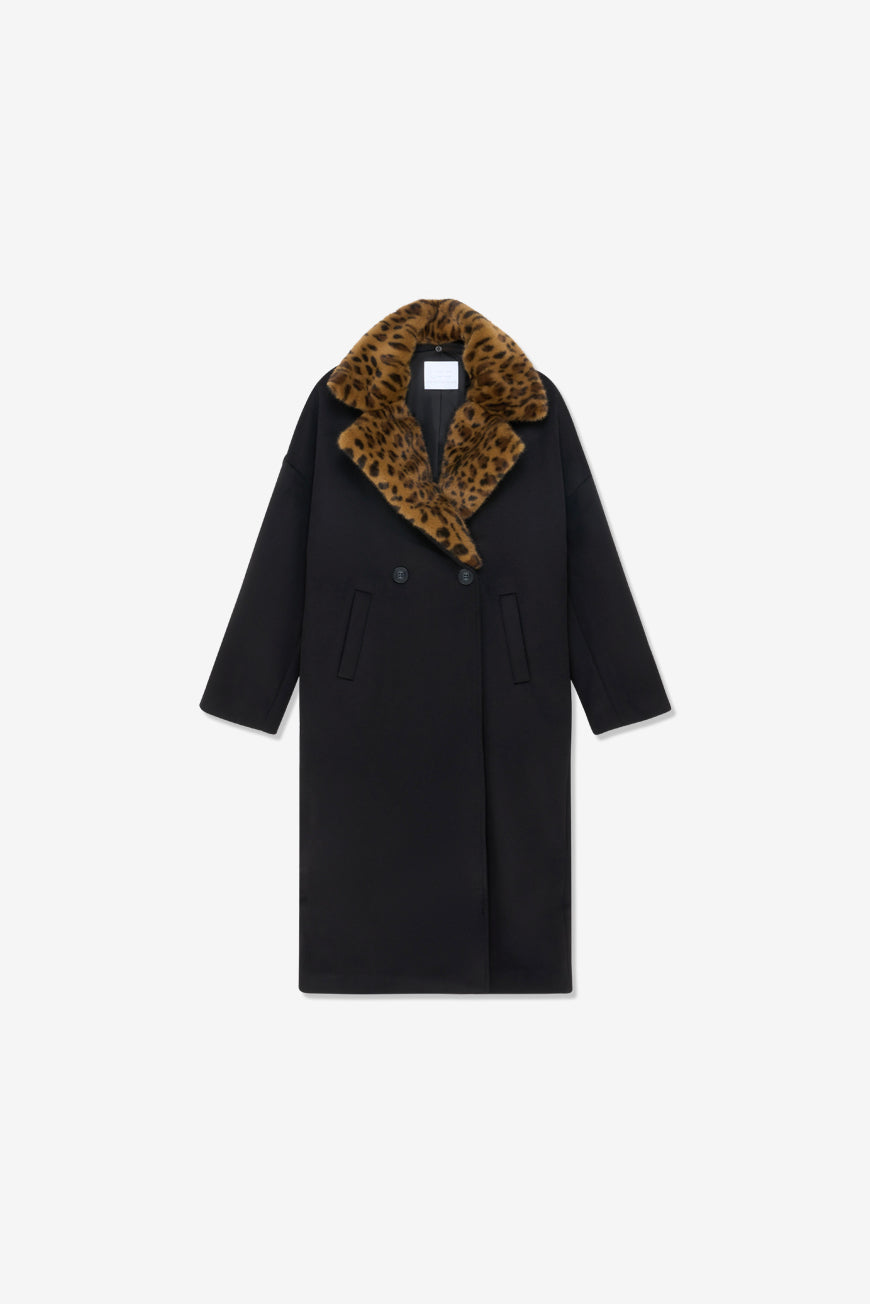MANTEAU PRISCILIENNE NOIR