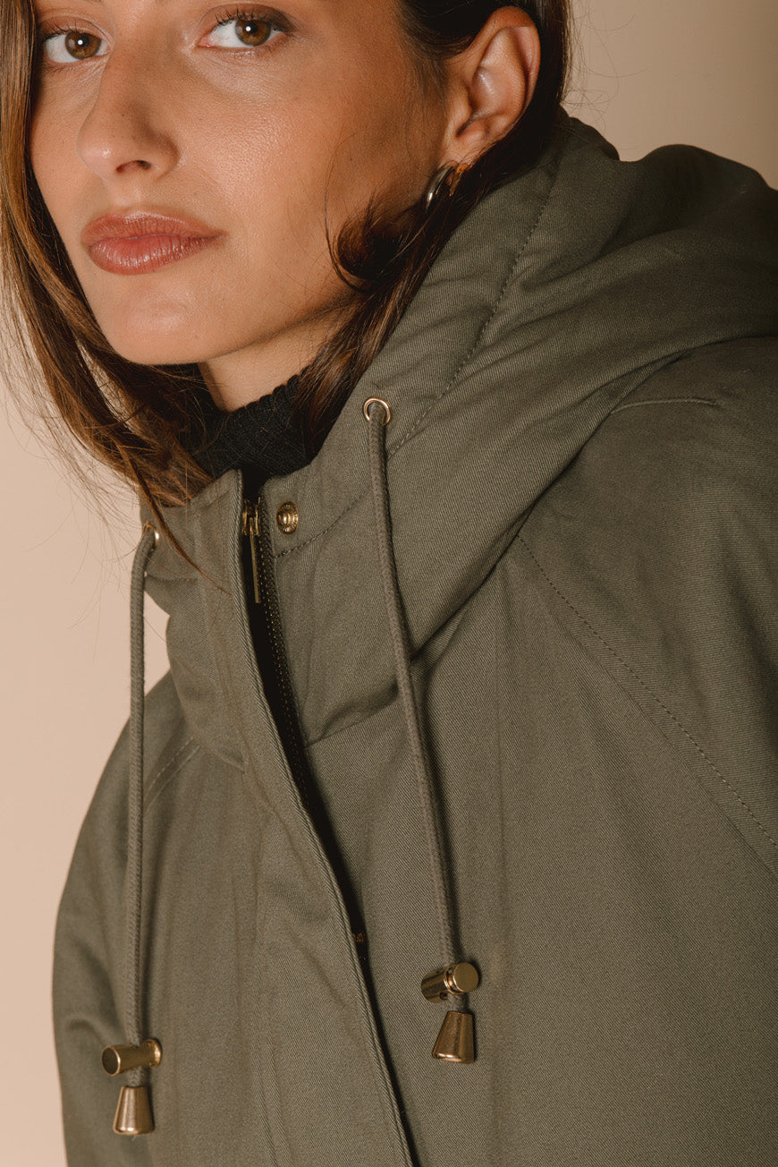MANTEAU PASSIONISE KAKI