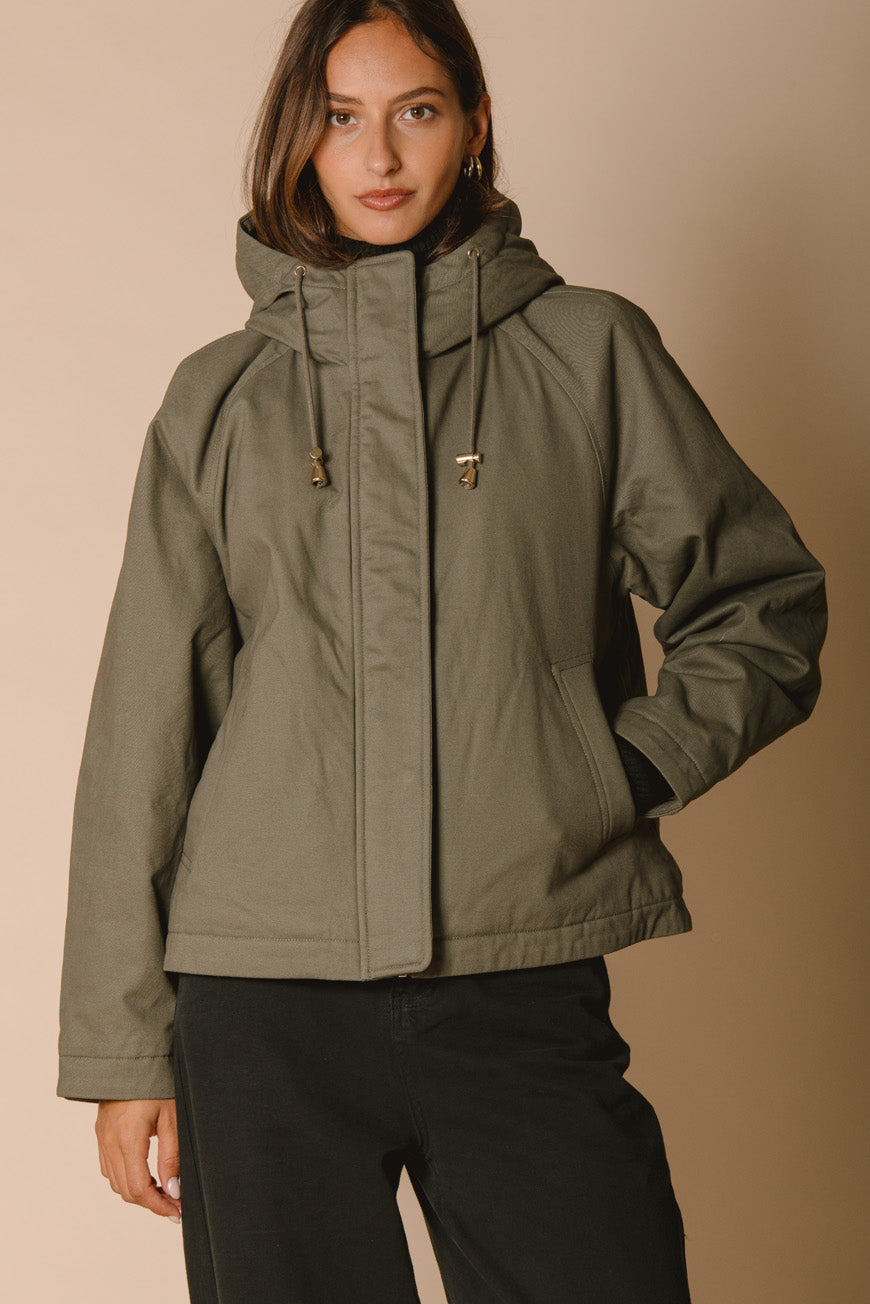 MANTEAU PASSIONISE KAKI