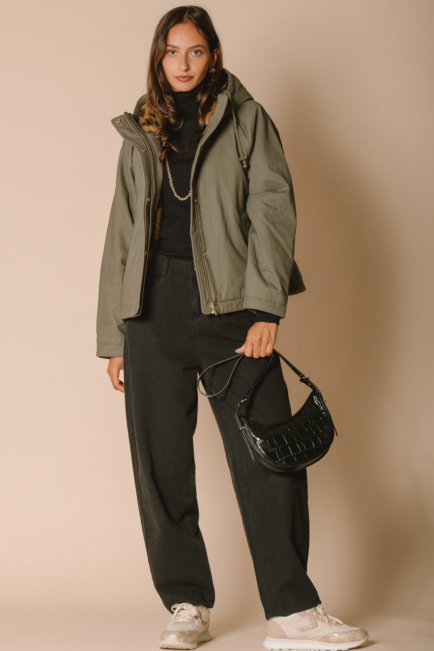 MANTEAU PASSIONISE KAKI