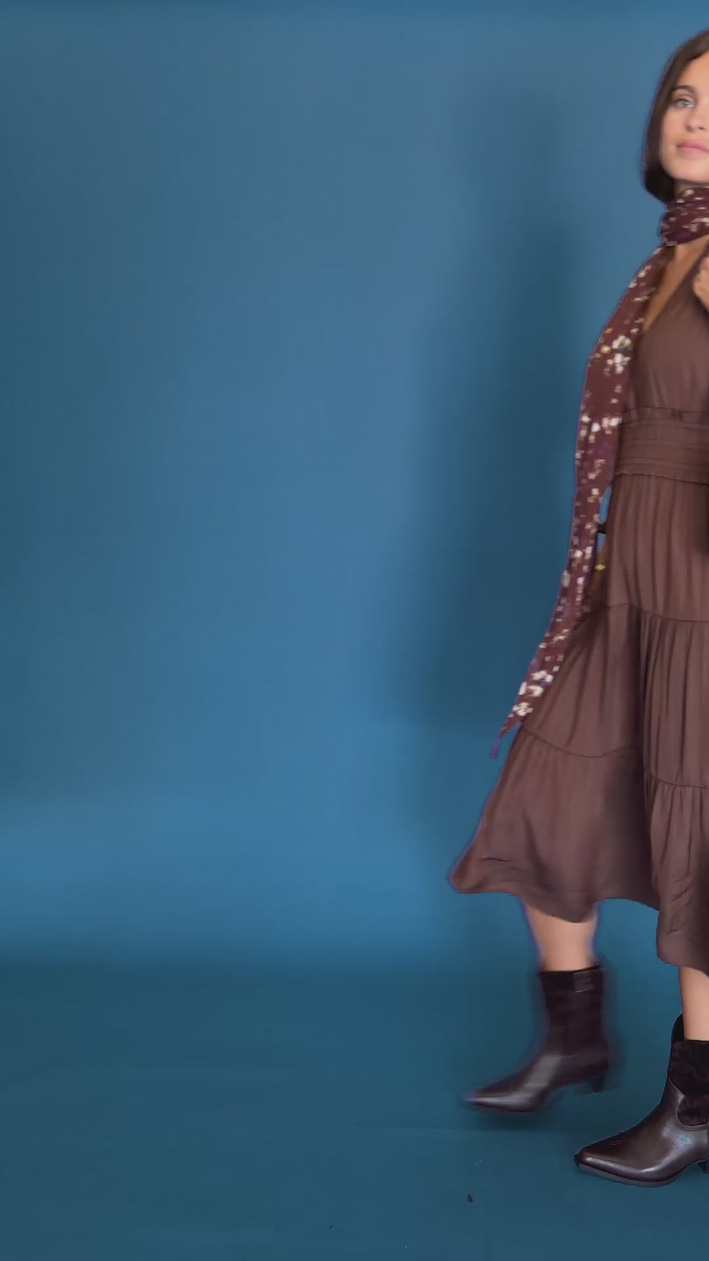 Robe Polyana choco