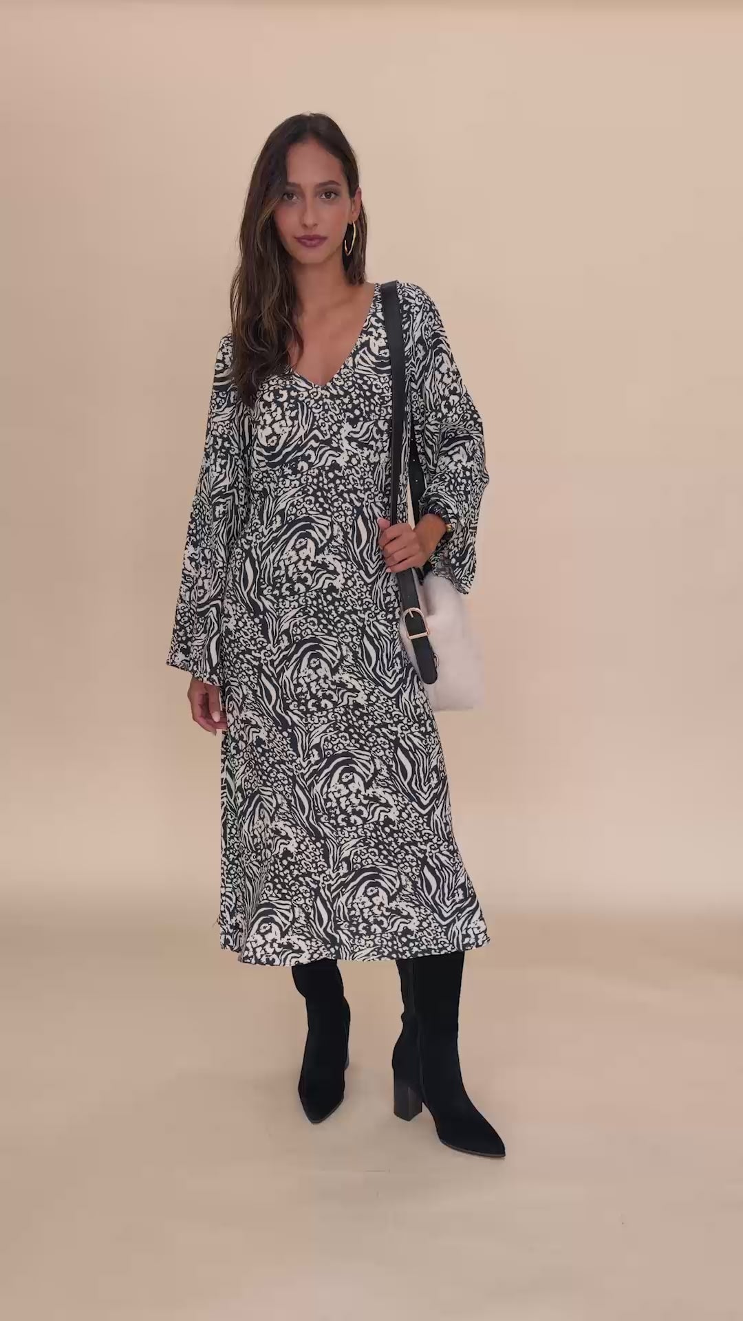 Robe Prunille print Nala